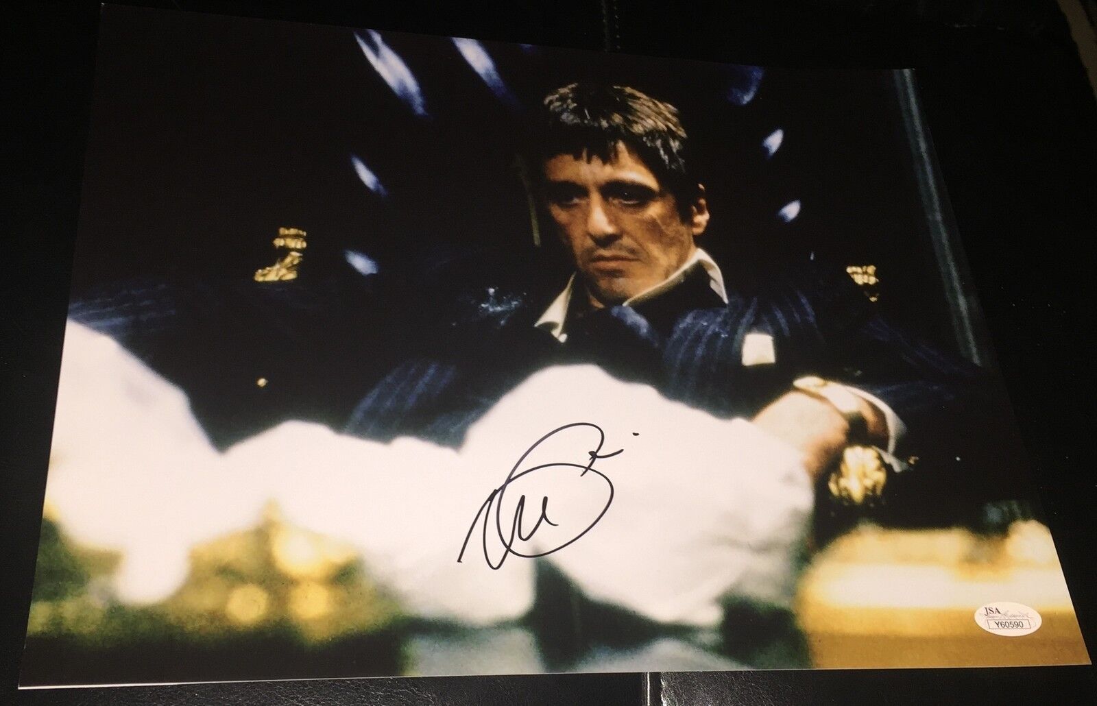 AL PACINO SIGNED AUTOGRAPH FULL NAME SCARFACE