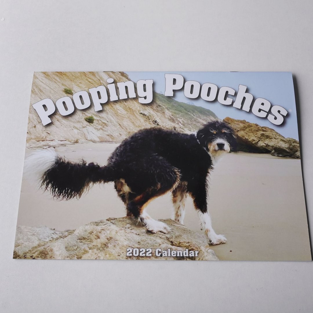 2022 Pooping Pooches Dog Calendar