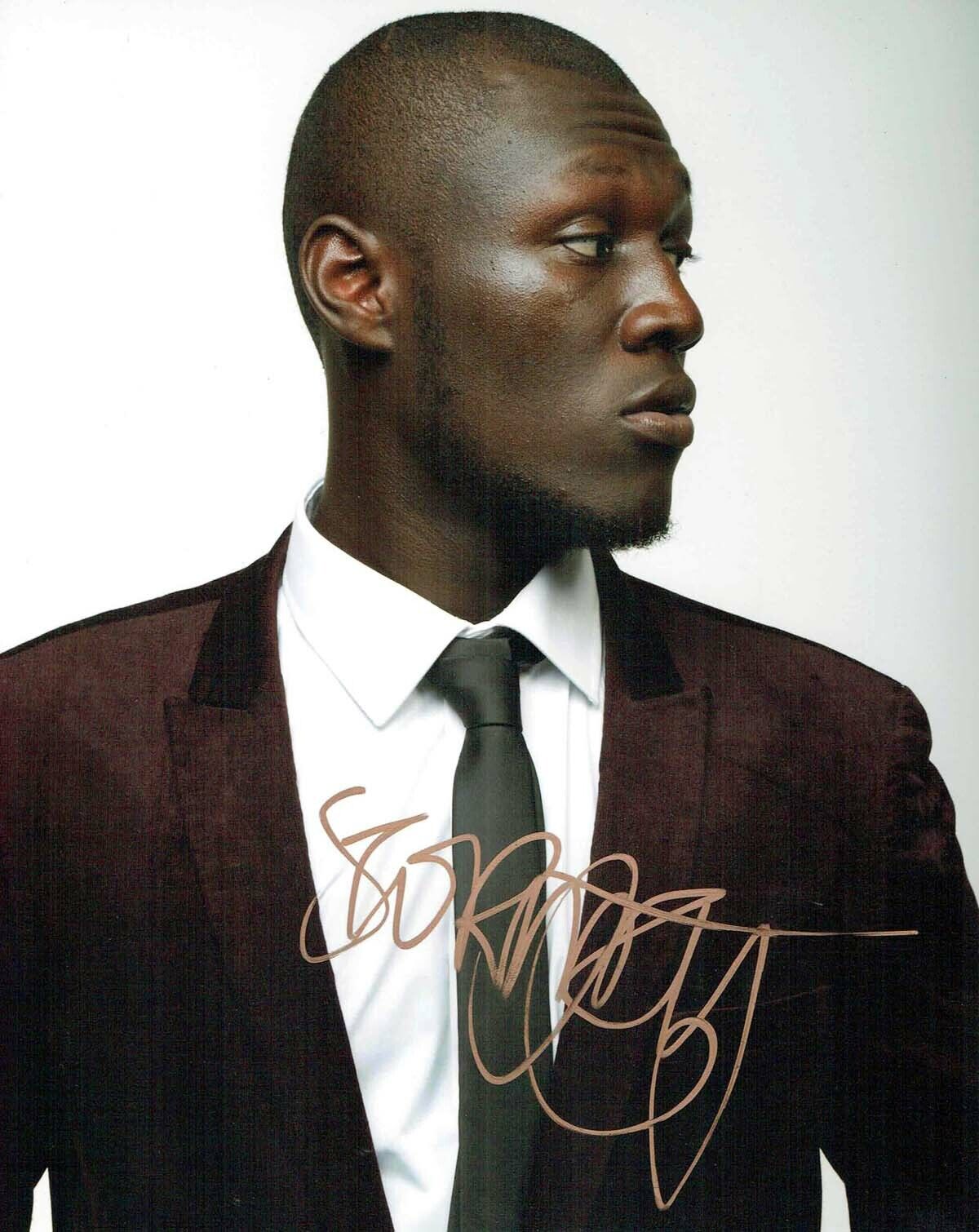 STORMZY Rap Grime Singer SIGNED Autograph 10x8 Photo Poster painting AFTAL COA MOBO Winner