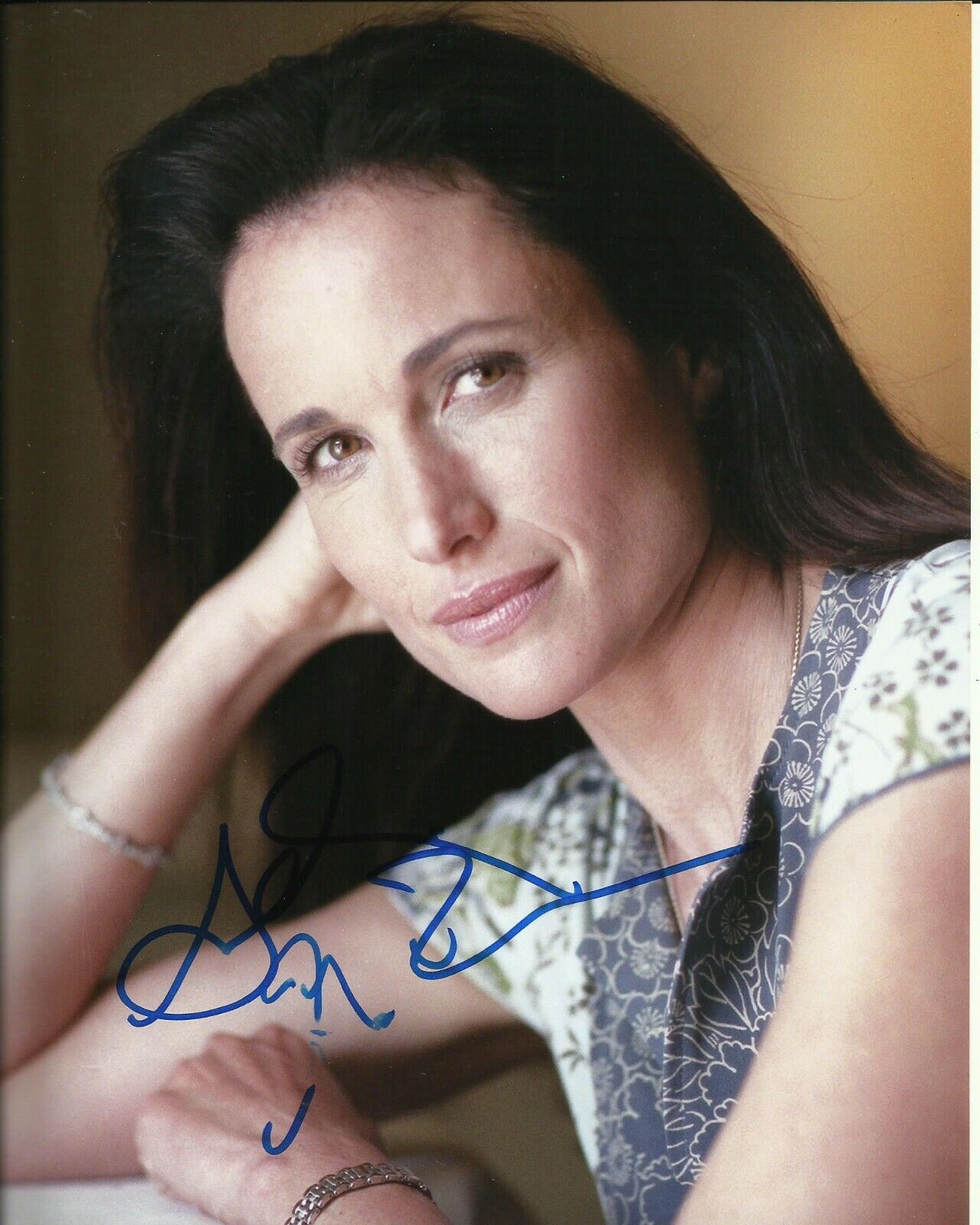 ANDIE MacDOWELL SIGNED SEXY Photo Poster painting UACC REG 242 FILM AUTOGRAPHS (10)