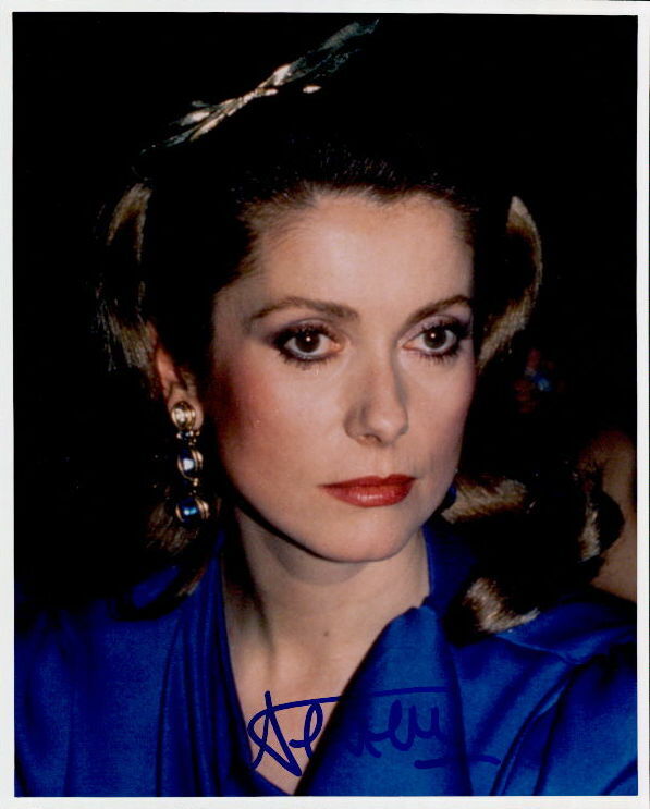 Catherine Deneuve signed 8x10 Photo Poster painting In-person