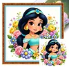 Jasmine-18CT Stamped Cross Stitch 30*30cm tapestrymarket