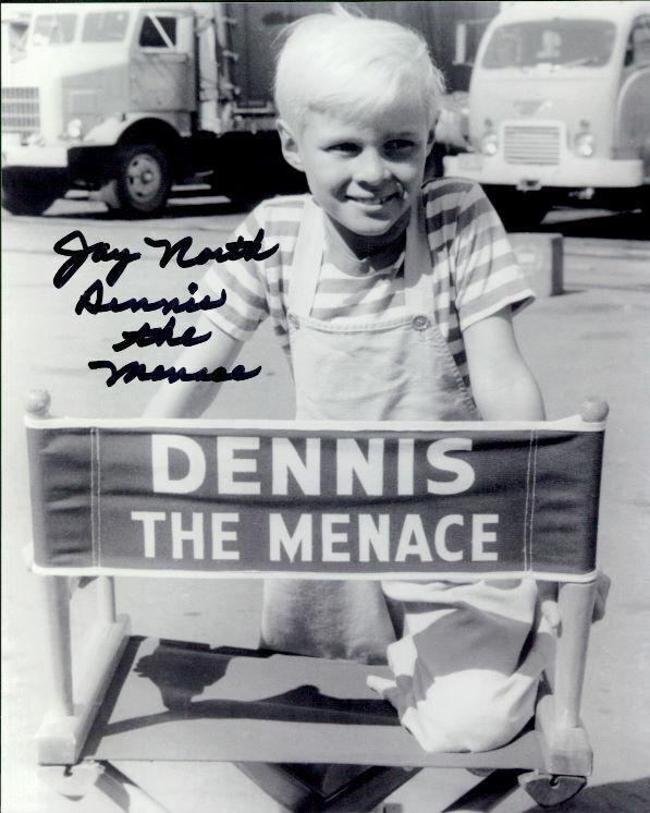 Jay North (Dennis the Menace) signed authentic 8x10 Photo Poster painting COA