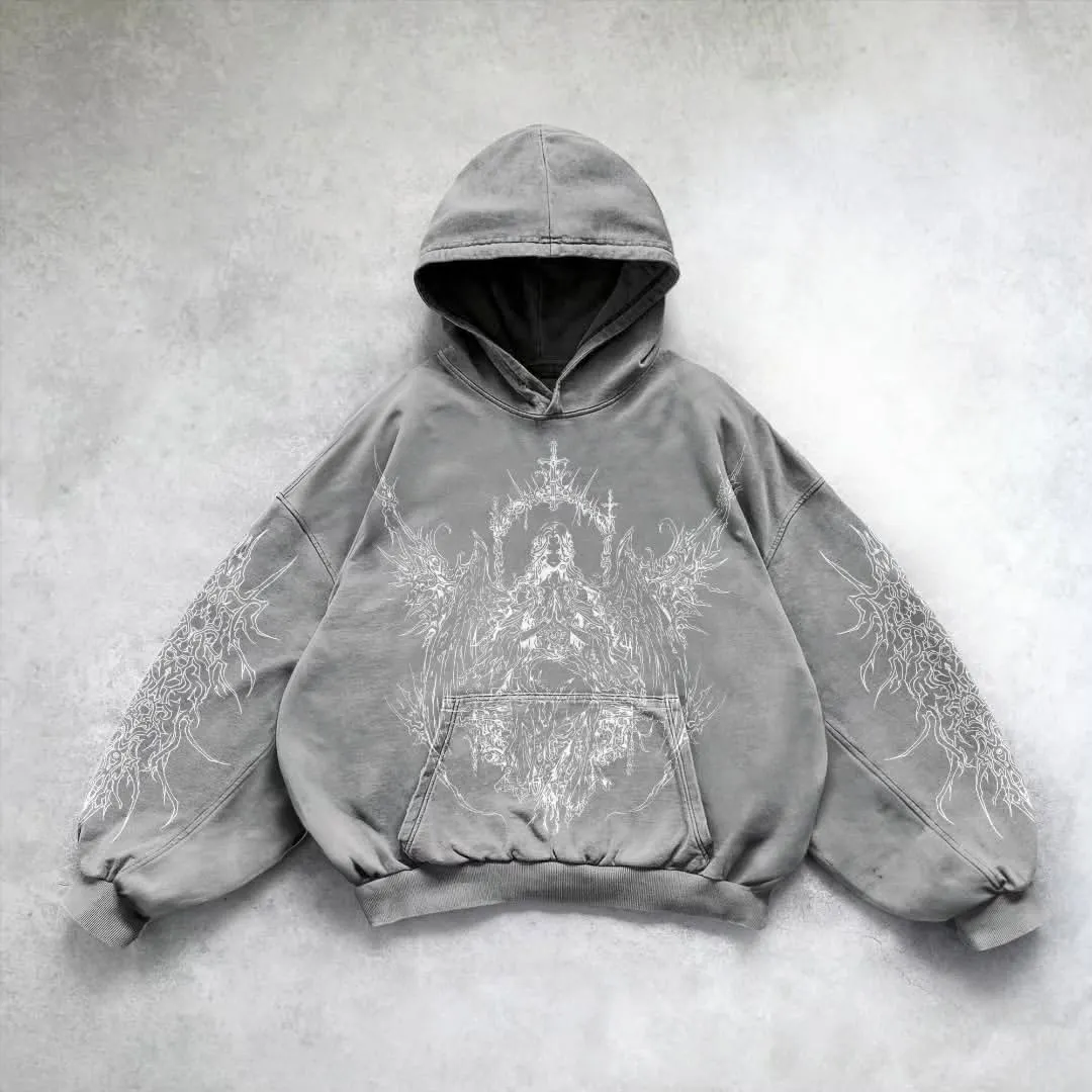 Y2k Vintage Casual Hoodie