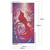 (40*70cm)Cardinal - Full Round Drill Diamond Painting