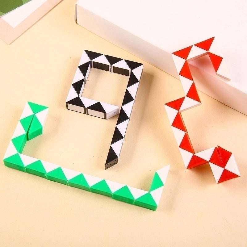 Fashion Children’s Educational Transformation Magic Snake Folding Cube Capsule Twist Toy