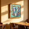 Butterfly Flower V 5D Partial Drill DIY Diamond Painting Kit 30*30cm