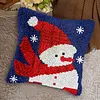 Snowman-DIY Latch Hook Rug Pillowcase Kits 43*43cm tapestrymarket