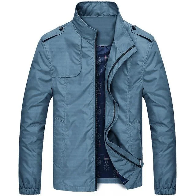 Men Jacket Casual High Quality Plus Size Male Jackets
