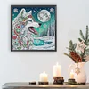 Wolf - speziell geformte Diamantmalerei - 30*30cm