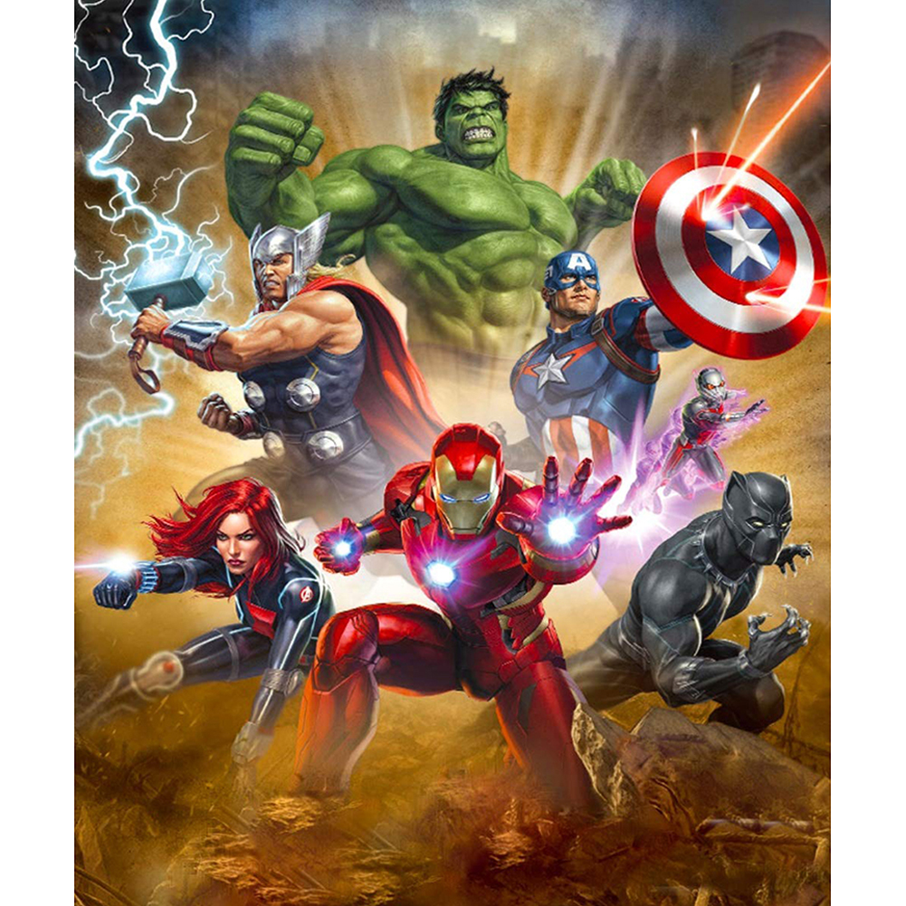 Movie Avengers 11CT Pre-stamped Canvas(36*46CM) Cross Stitch