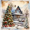 Christmas Tree-Full Round Diamond Painting 30*30CM