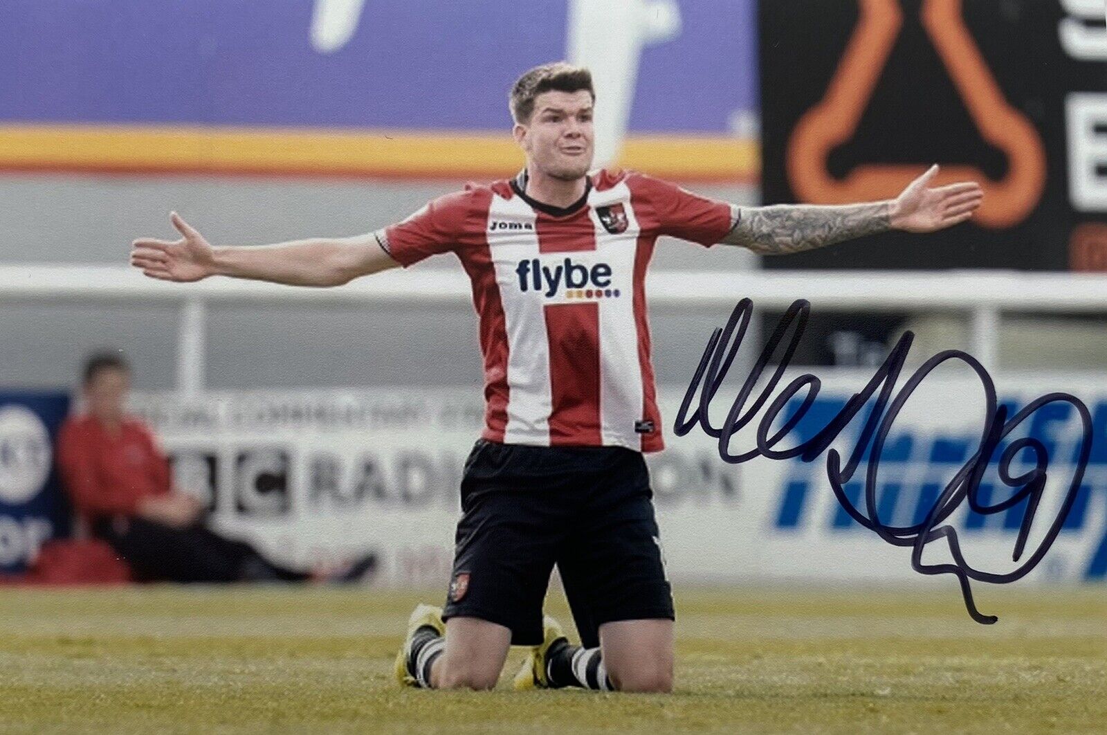 Liam McAlinden Genuine Hand Signed Exeter City 6X4 Photo Poster painting