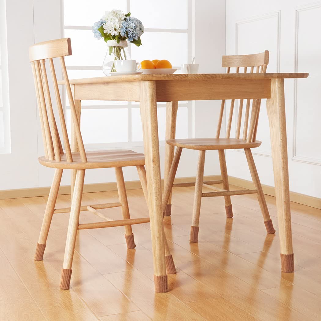 Letclo™ 24pcs Furniture Pads High Elastic Floor Protectors Chair Leg Feet Socks Covers Furniture Caps Set letclo Letclo