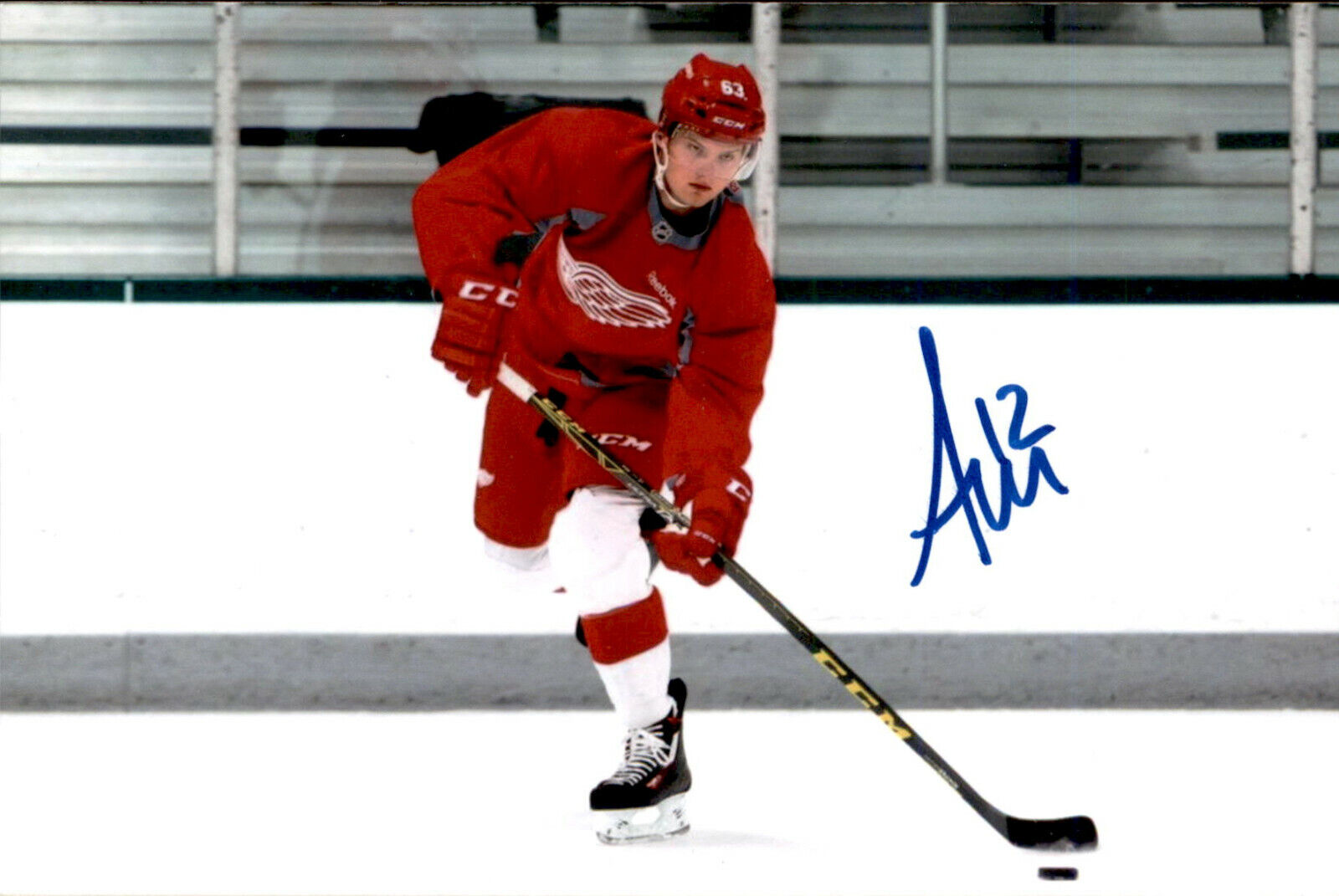 Adam Marsh SIGNED autographed 4x6 Photo Poster painting DETROIT RED WINGS