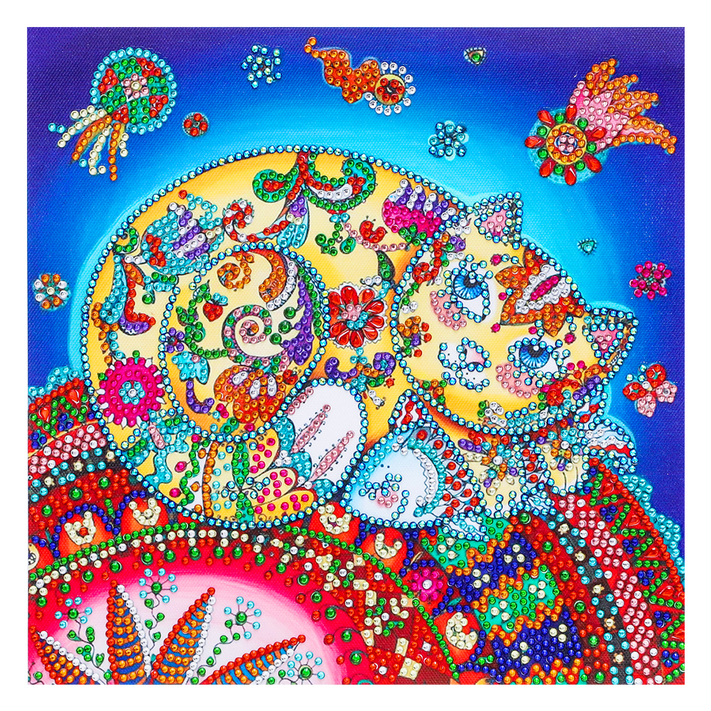 

Cat - Crystal Special Shaped Diamond Painting - 30*30CM, 501 Original