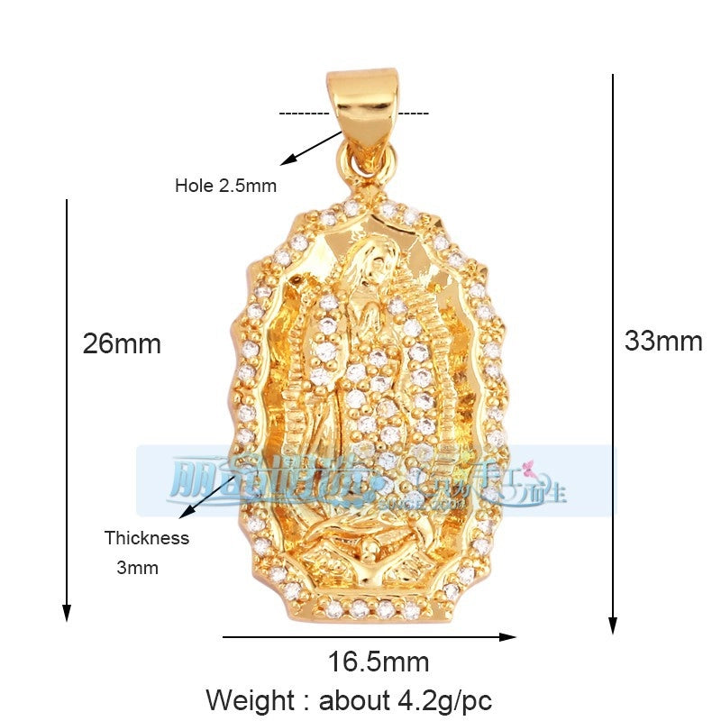 1 Piece 17*24mm 20 * 23mm Copper Human Pendant Jewelry Accessories