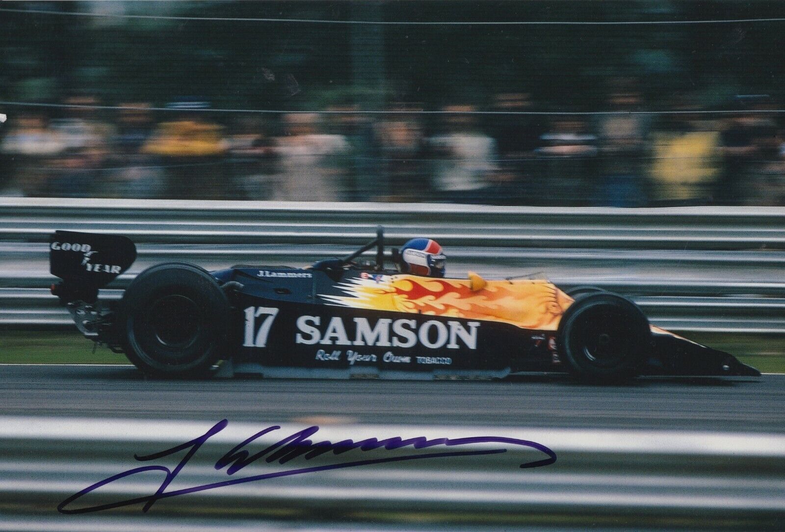 Jan Lammers Hand Signed 12x8 Photo Poster painting - F1 Autograph 1.