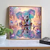 Diamond Painting-DIY Crystal Rhinestone  Colored Elephant