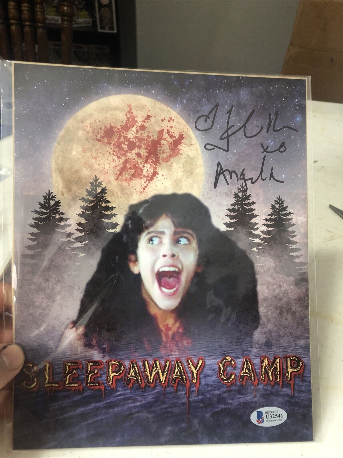 Bam Box Felissa Rose Signed 8x10 Photo Poster painting Auto Sleepaway Camp Angela BAS COA