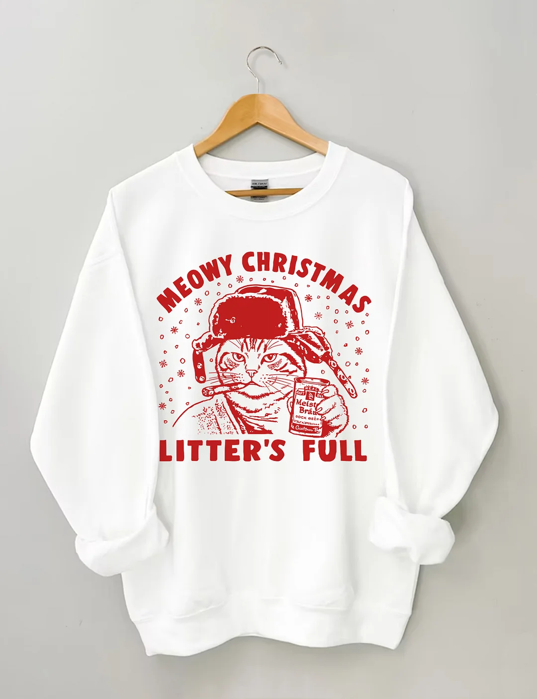Litters Full Meowy Christmas Sweatshirt