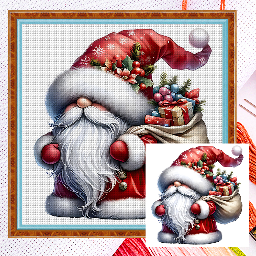 Santa Claus Full 11CT Counted Canvas(40*40cm) Cross Stitch