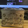 Handmade Metal Mechanical Gear Password Box