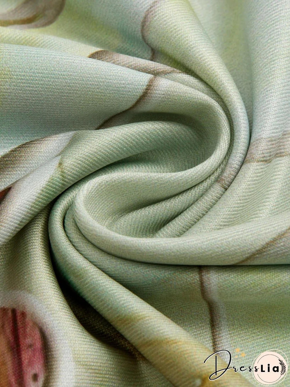 Casual Floral V neck Loosen Two Piece Sets