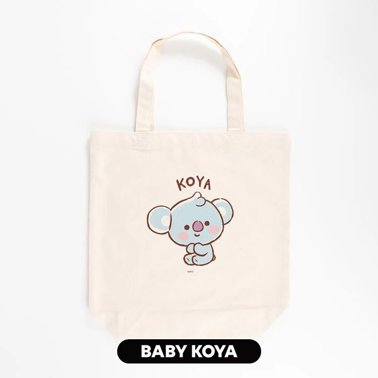 BTS BT21 FRIENDS FACTORY SOLO ART Tote Bag