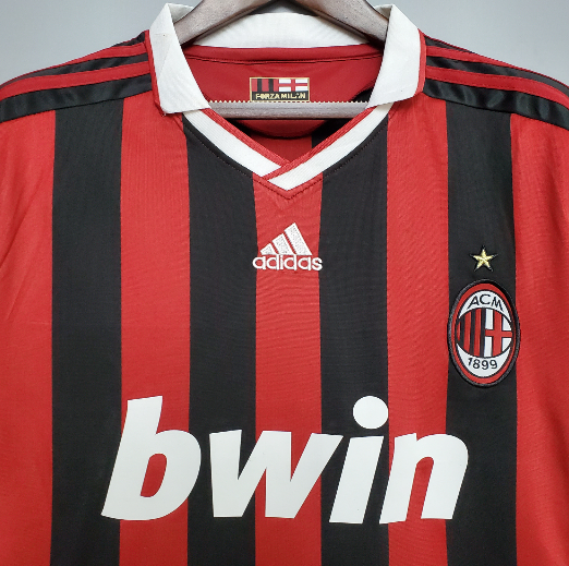 2009-2010 AC Milan Home Retro football shirt 