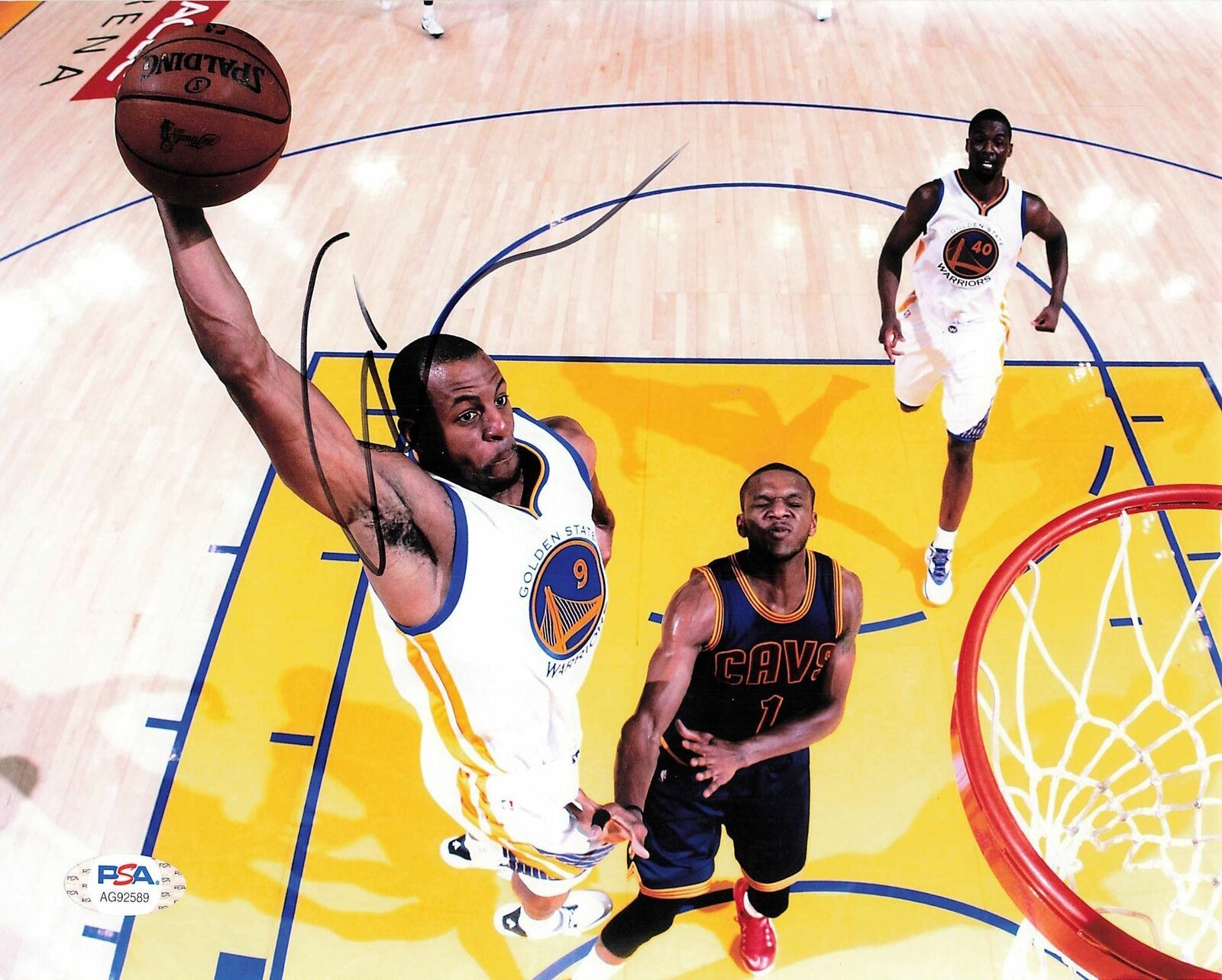 Andre Iguodala signed 8x10 Photo Poster painting PSA/DNA Golden State Warriors Autographed