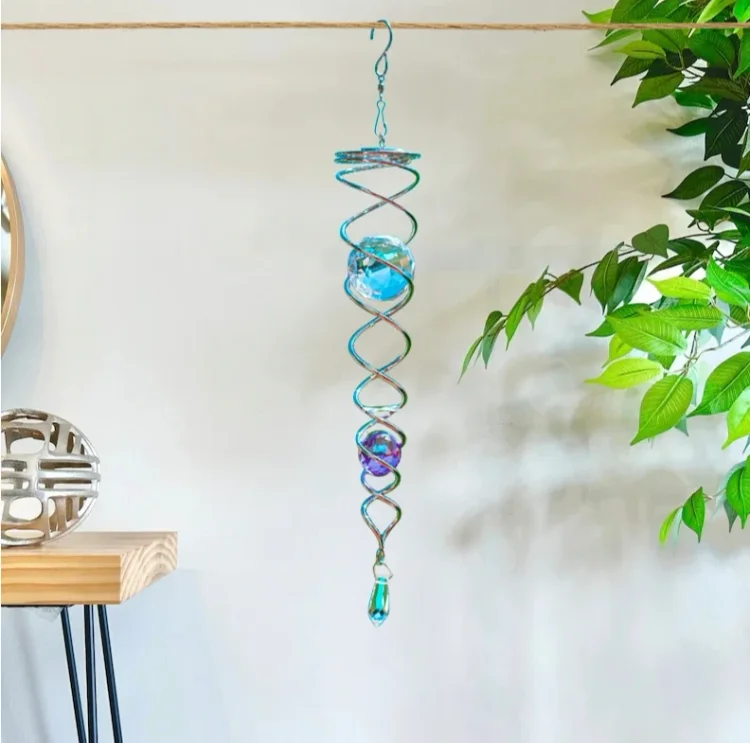 ✨Spirale de cristal mystique faite à la main : purifie l'énergie et attire la chance