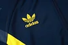 Joyfball 2024/2025 Kids Size Juventus Long Zipped Jacket Royal Blue Football Jersey （Vintage style）