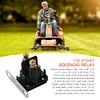 12V Lawn Mower Starter Relay 725-04439A Zinc Alloy for Riding Lawn Mower Tractor