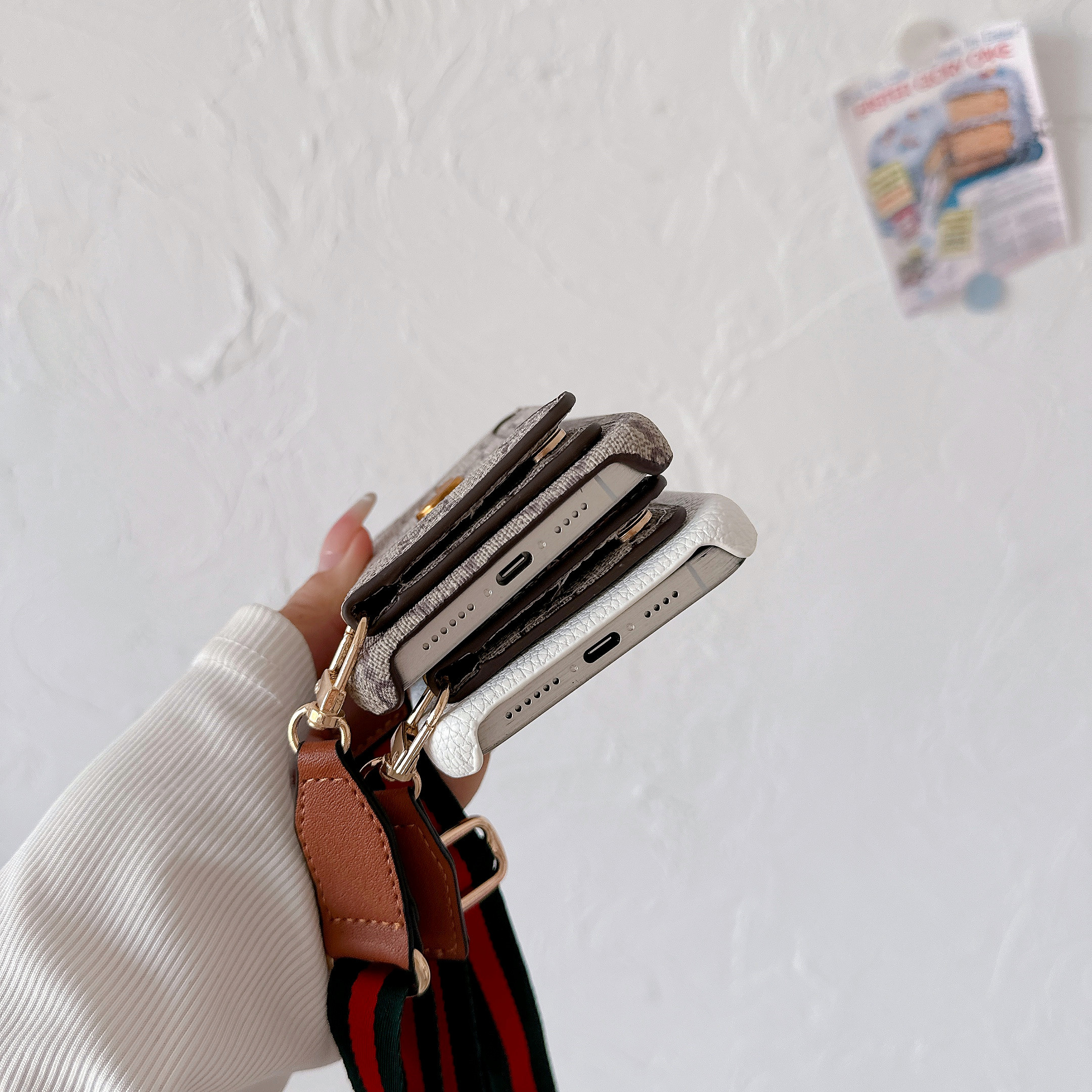 GUCCI Gucci Crossbody Wallet Ophidia GG Leather iPhone Case Samsung Cover ProCaseMall