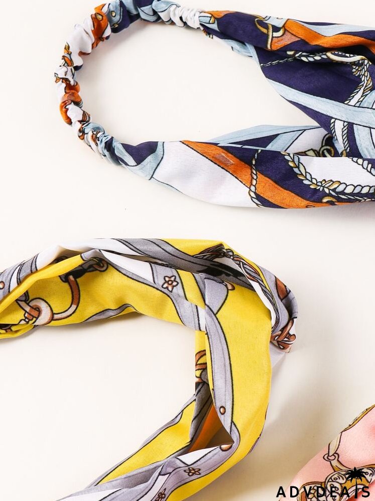 8pcs Chain Pattern Headband