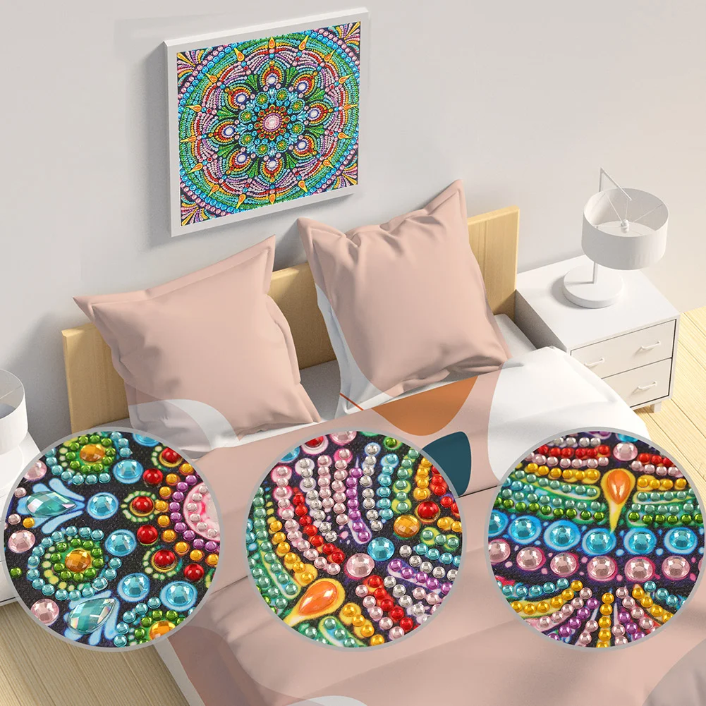 Diamond Painting - Special Shaped Drill - Mandala(30*30cm)