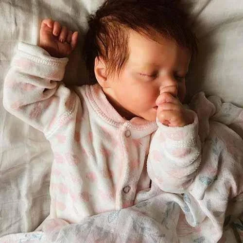 12'' Eleonora Realistic Sleeping Baby Girl Doll 2023
