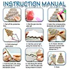 Diamond Painting Card DIY Set with Envelope 5D Resin Rhinestone Greet Card