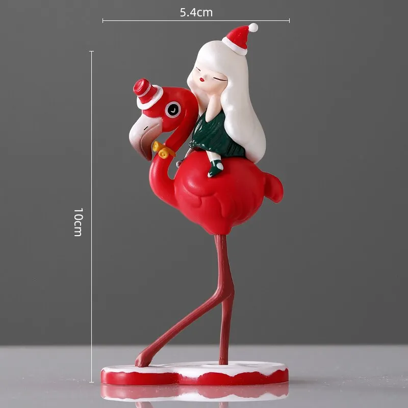 Little Girl Statue Creative Resin Fairy Tale Figurines For Interior Home Decor Room Desk Decoration Birthday Gift For Girlfriend