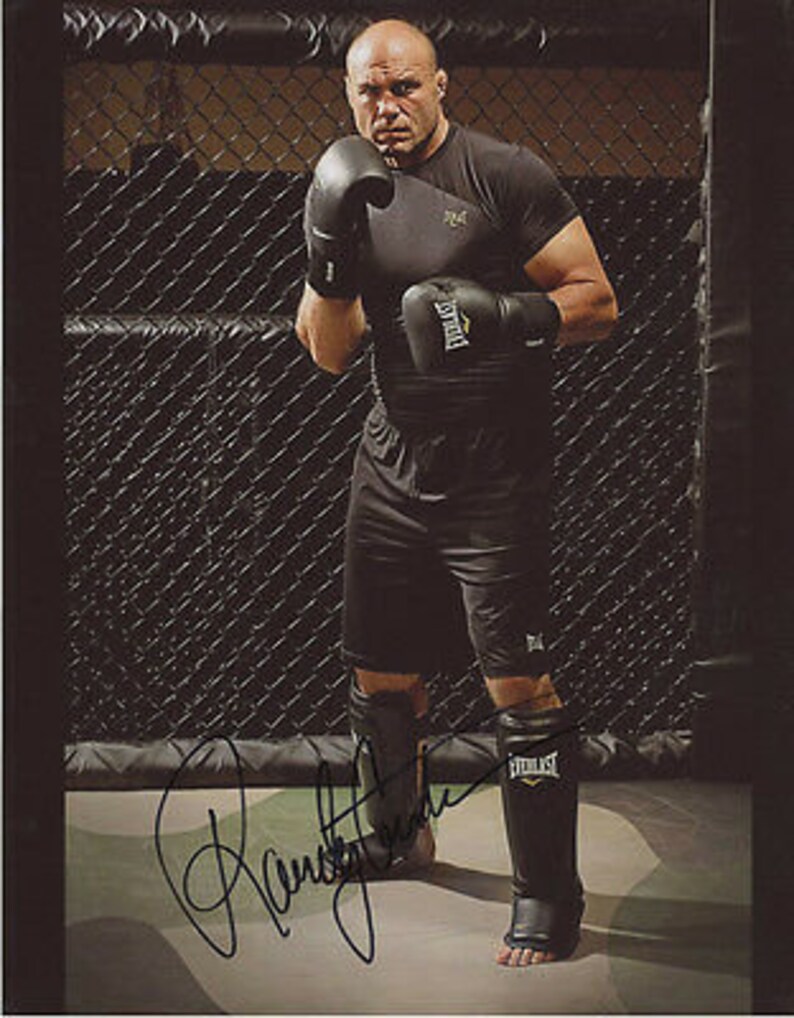 Randy couture signed autographed 11x14 ufc Photo Poster painting