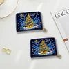 (US Local)DIY Diamond Art Diamond Dot Card Pack 5D Diamond Painting Pouch (Christmas Tree)