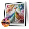 Elegante Dame - speziell geformte Diamond Painting - 30*30cm