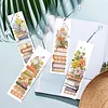4pcs DIY Book Flower Diamond Painting Bookmark