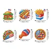 6Pcs Acryl Unabh&auml;ngigkeitstag Essen - 5d DIY Handwerk Aufkleber Magnet