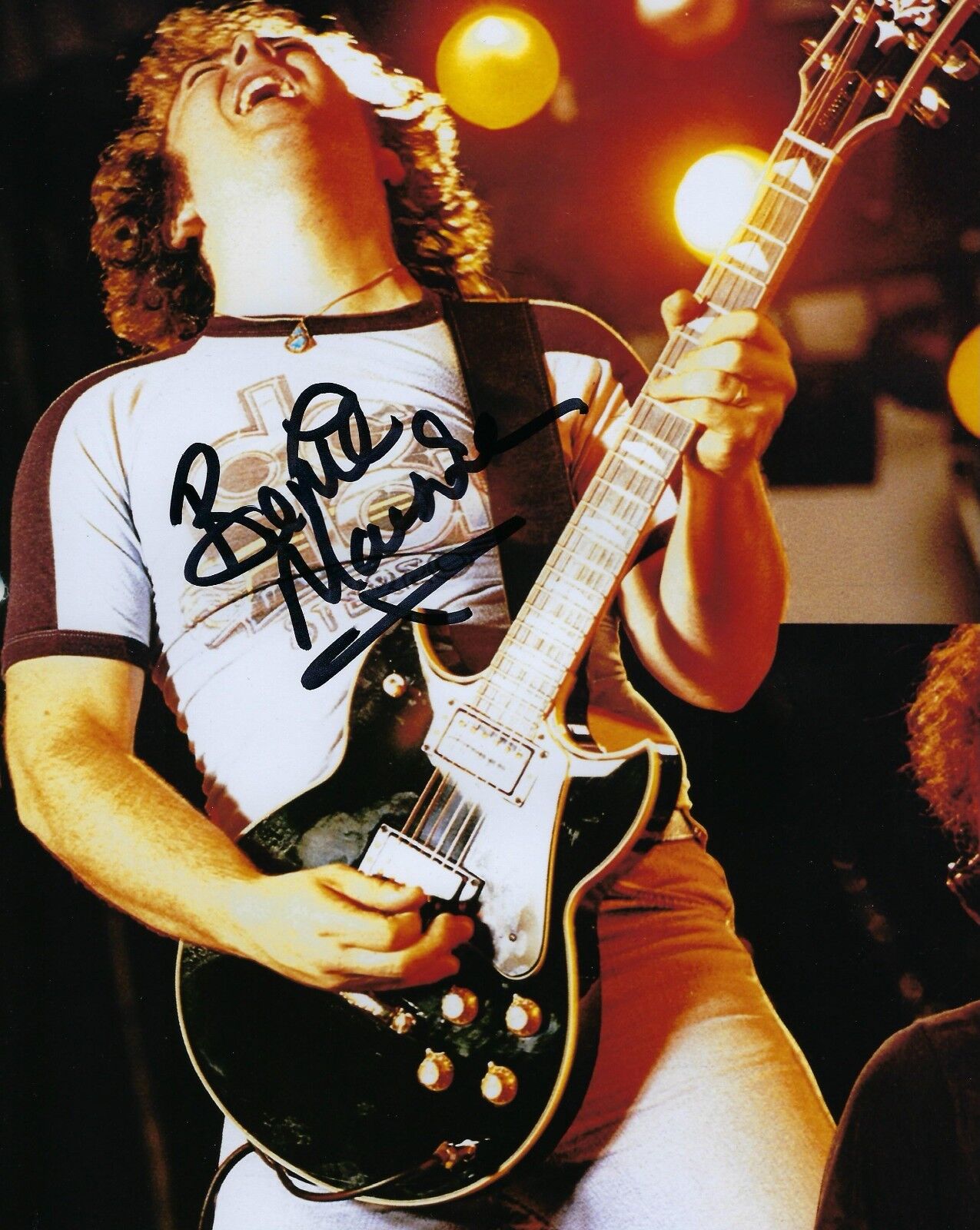 GFA Whitesnake Guitarist * BERNIE MARSDEN * Signed Autograph 8x10 Photo Poster painting COA