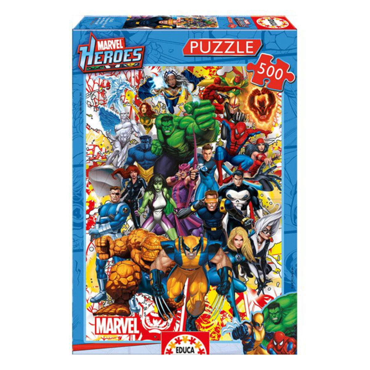 Puzzle Marvel Heroes Educa 500 Pieces