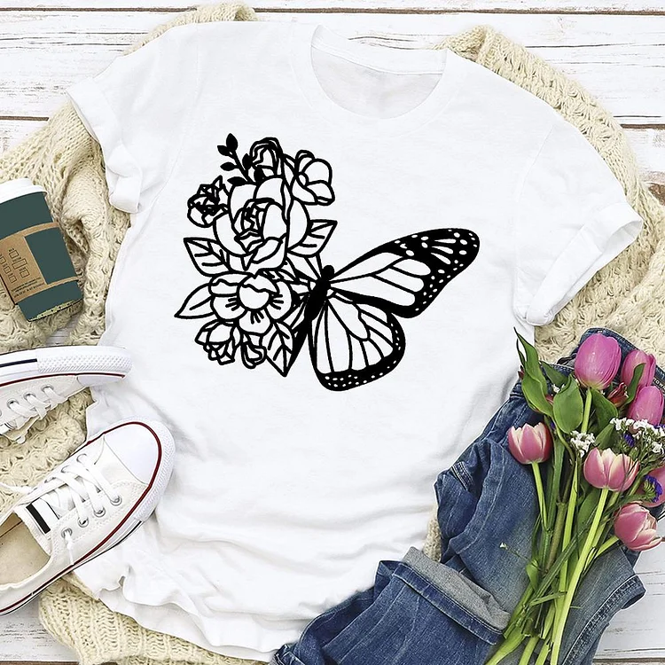 Butterfly insect T-shirt Tee -04288-Annaletters