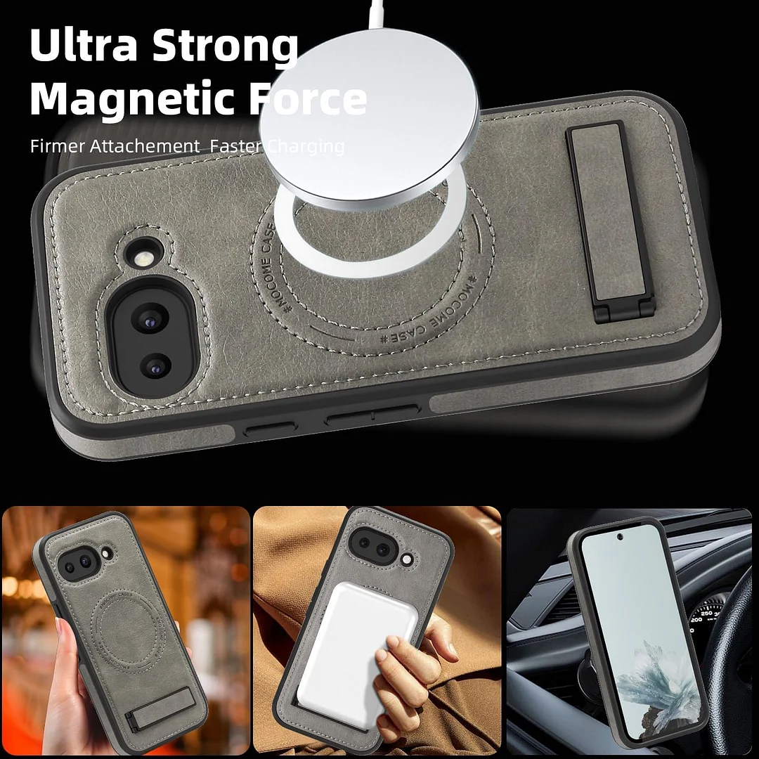 Samsung Galaxy Z Fold 6 Leather Case Magnetic Protective Case Holder Phone Case