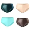 New Men's Shiny Elastic Breathable Briefs